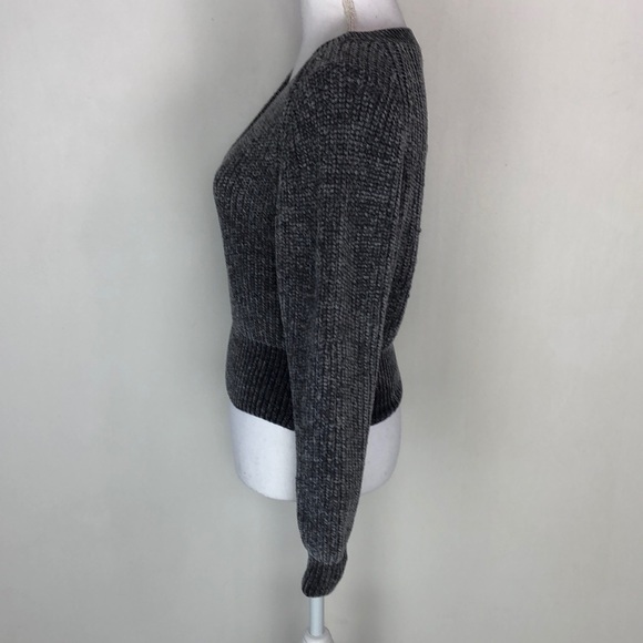 SOLD Urban Outfitters Gray Cropped Sweater - Picture 2 of 6